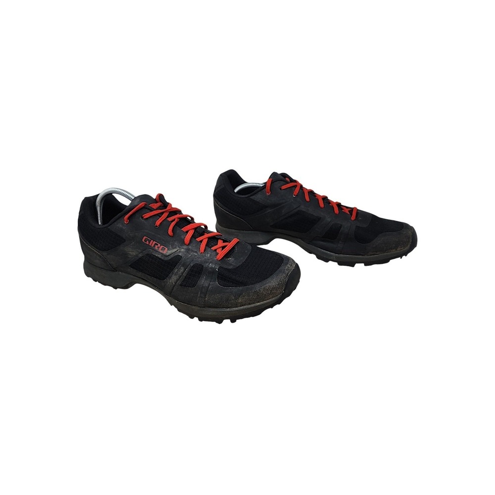 Giro Gauge Cycling Shoe 13.5 48 Men Black Red MTB Gravel SPD Mountain Bike Cleat